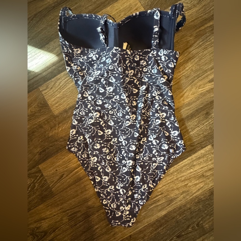 Women’s Navy Floral One-Piece Swimsuit